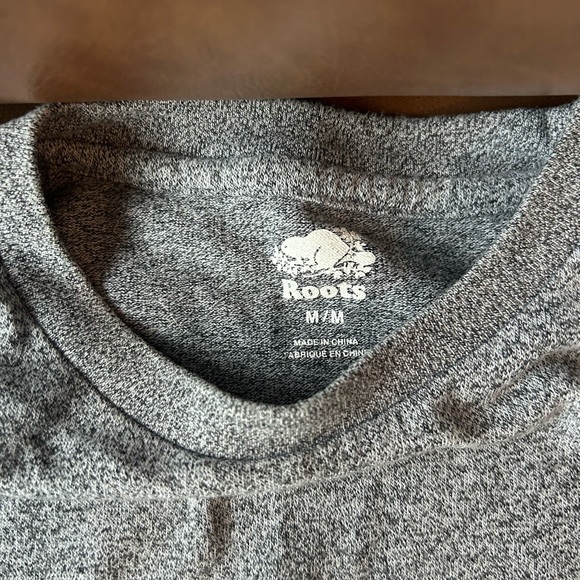 Roots Gray Crewneck Tee - Picture 2 of 3